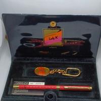 Set penna + portachiavi " Lady K " anni 80