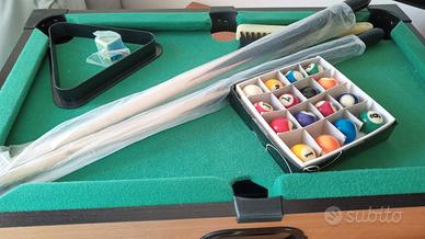 Biliardo da tavolo in legno