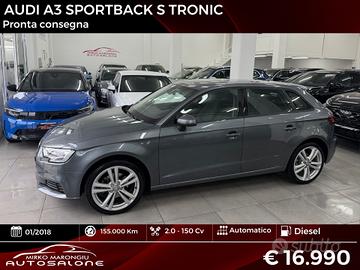 Audi A3 SPB 2.0 TDI S tronic Sport FINANZIABILE