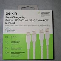 CAVI BELKIN USB-C A USB-C 2 MT. KIT da 2 NUOVI