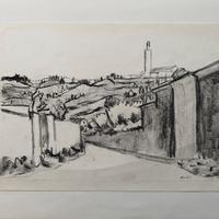 Carboncino su carta di Albano Vitturi (Anni '30)