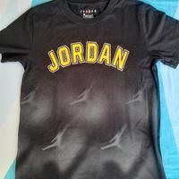 T-shirt ragazzo nera Jordan