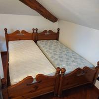 Letti singoli legno massello