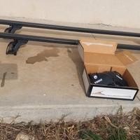 Barre acciaio thule 761 con kit 753 e 4009 