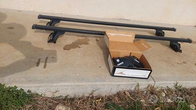 Barre acciaio thule 761 con kit 753 e 4009 