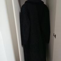 pelliccia di astrakan vero e collo di visone vero