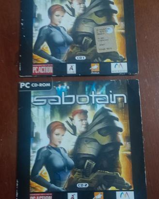 PC ita CD rom game gioco Sabotain
