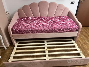 Letto con secondo letto a scomparsa