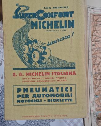 Carta d'Italia geografica Michelin 
