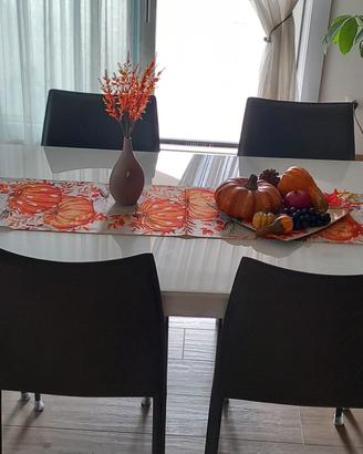 Set completo di 6 Sedie Moderne in Ecopelle Grigio