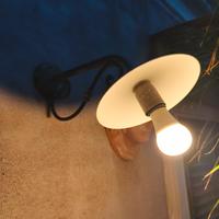 Coppia di applique in ferro battuto