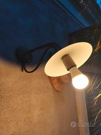 Coppia di applique in ferro battuto