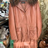 Cappotto donna in pelle