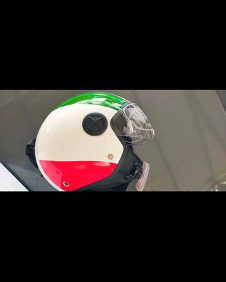 Casco jet tricolore 