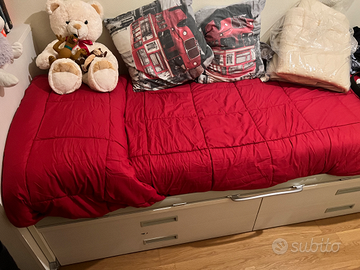 Letto cameretta con materasso Moretti Compact