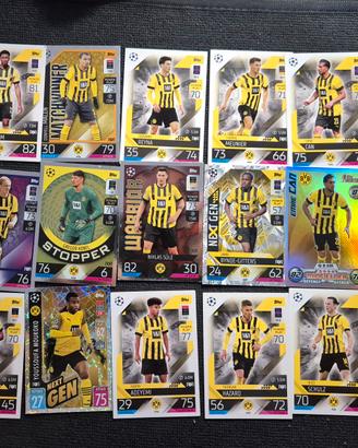 Lotto 15 Carte Borussia Dortmund Topps Match Attax