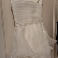 Completo veste cerimonia bimba con coprispalle