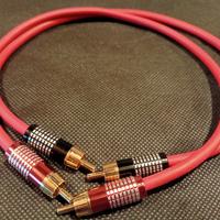 coppia di Cavi segnale RCA stereo hi fi MT 0,50 