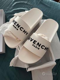 Ciabatte givenchy  FLAT-SLIPPER IN GOMMA BIANCA