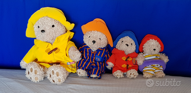 4 peluches Paddington Bear
