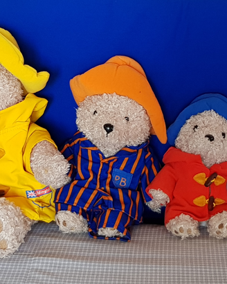 4 peluches Paddington Bear