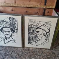 2 quadri di Luigi Gay dedicati  Valle Dei Mocheni