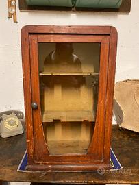 Vetrina pensile vintage armadio credenzino anni 50