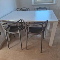 Tavolo cucina/salotto bianco