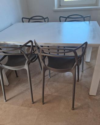 Tavolo cucina/salotto bianco
