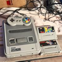 Nintendo snes console vintage