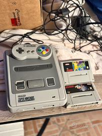 Nintendo snes console vintage
