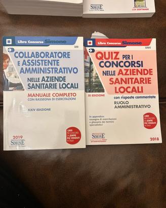 Libri per concorsi edizione Simone con quiz