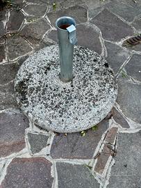 Base per ombrellone da giardino in cemento