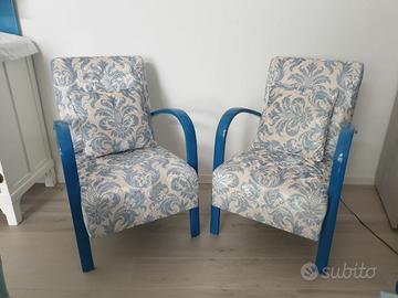 Coppia poltrone anni '40 in stile Shabby Chic