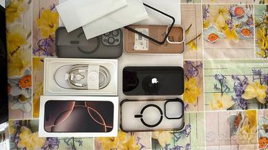 iPhone 16 Pro 256GB Desert Titanium + Accessori