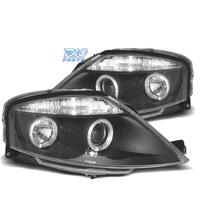 FARI PER CITROEN C3 03-09 ANGEL EYES FONDO NERO