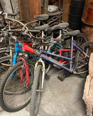 4 bici da sistemare