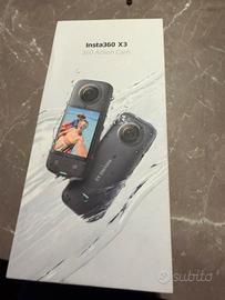 Insta360 X3 5.7K completa di scatola e accessori