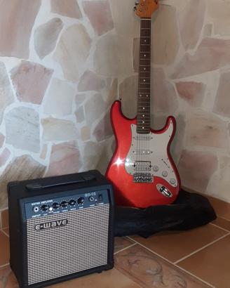 Chitarra elettrica Jmforest+amplificatore 