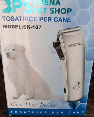 tosatrice per cani