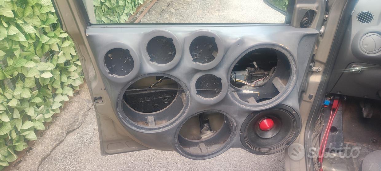 Casse Audio Panda 750 Classic - Kit Altoparlanti 100W Totali, Per Fiat Panda Prima Serie 1986-2003, Nero