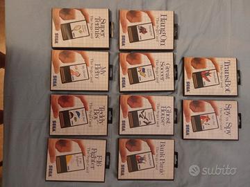 Sega master system card  vers. ITA introvabili!