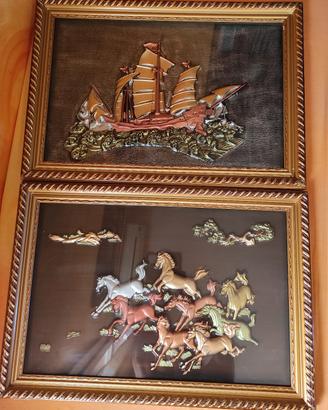 quadri in bassorilievo 