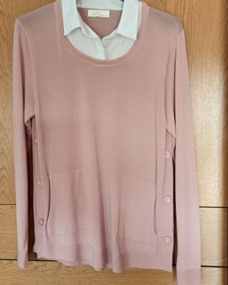 Maglia donna rosa Lin viscosa  tg.M/L