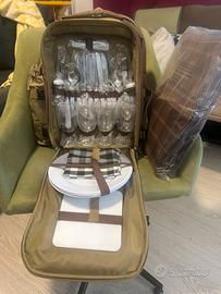 Zaino da Pic Nic x4 Campeggio Termico Nuovo