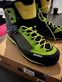 Scarponi Salewa Crow GORETEX grigio verde