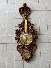 Orologio barometro a muro