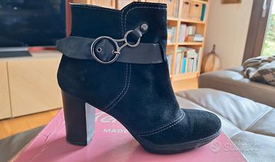 stivaletti donna Stonefly camoscio nero