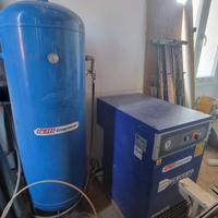 Cnc verticale + compressore a Vite + 500lt