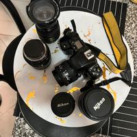 NIKON F601 Completa di valigia e 3 obiettivi